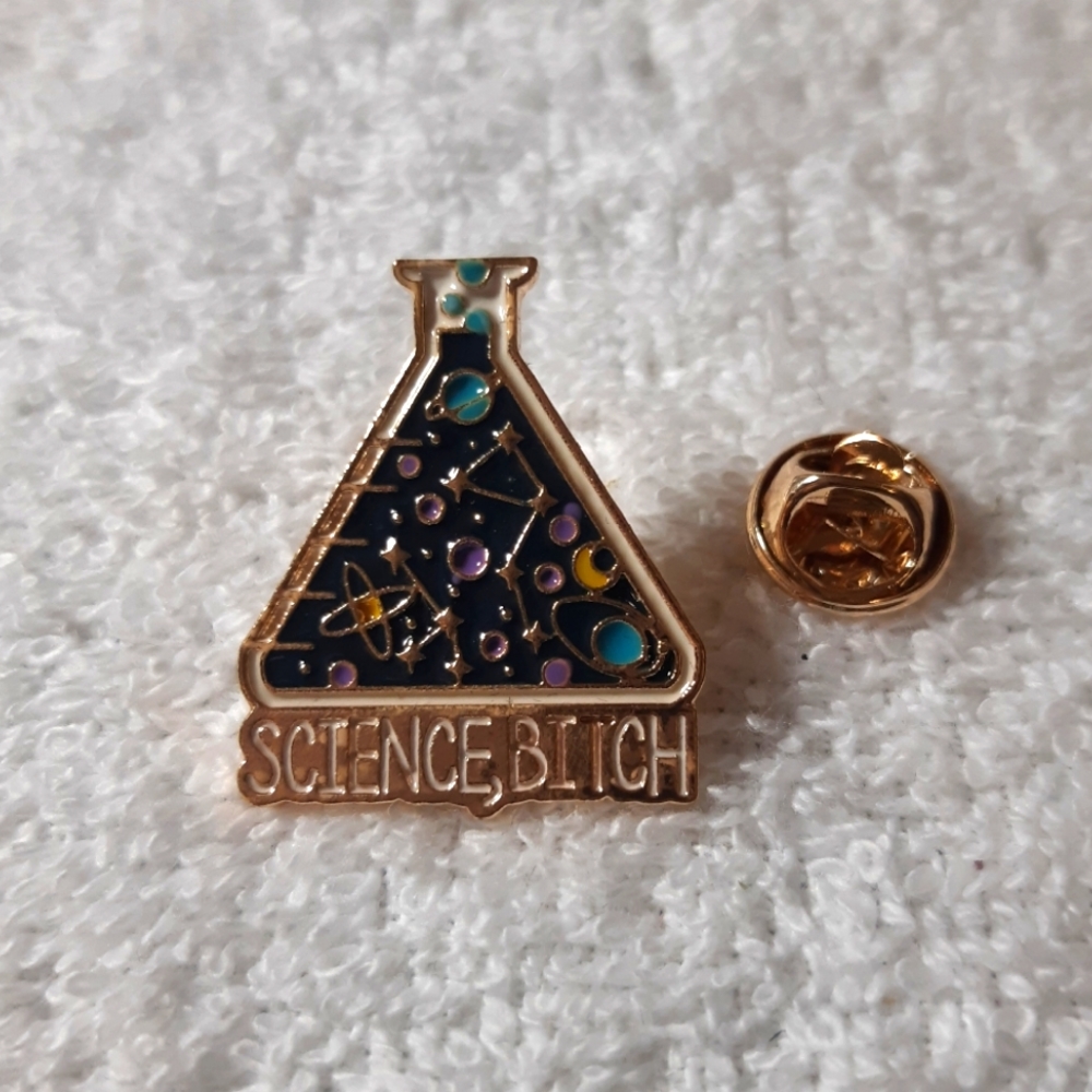 Funny "scientist" pin